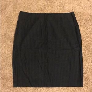 **MAKE OFFER** NY & Co Navy Pinstripe Pencil Skirt